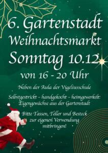 Flyer Weihnachtsmark Gartenstadt